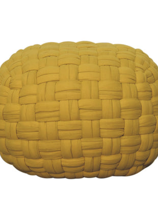 Mustard Tube Pouffe