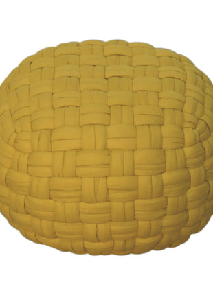 Mustard Tube Pouffe