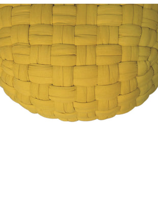 Mustard Tube Pouffe