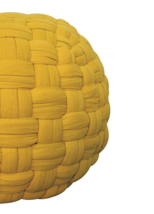 Mustard Tube Pouffe