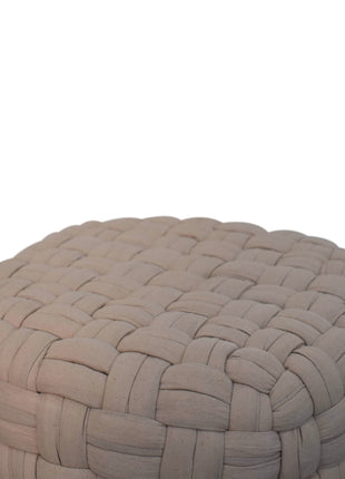 Reposapiés de tubo color crema