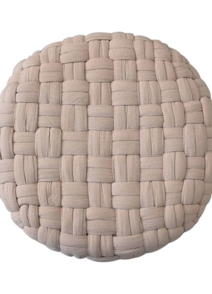 Reposapiés de tubo color crema