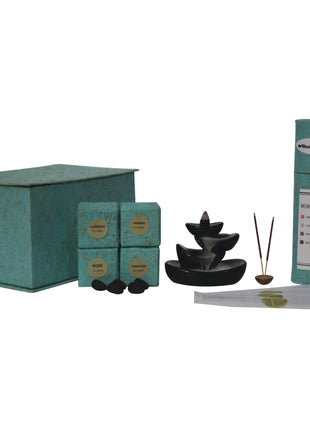 Cupped Fountain Set (Wood)