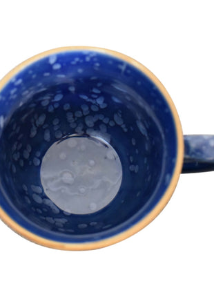 Blau gerippte Tasse - 4er-Set