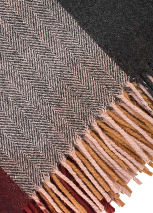 Selin Multi Woolen Throw (Queen size 150 x 180cm)