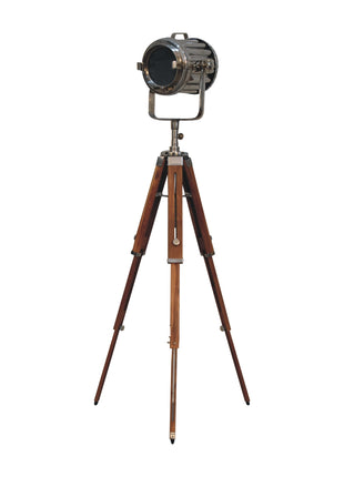 Netted Chrome Spotlight Floor Lamp