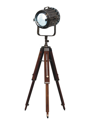 Netted Chrome Spotlight Floor Lamp