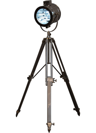 Chrome Tripod Spotlight Floor Lamp
