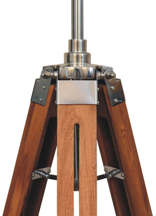 Wooden Tripod Floor Lamp