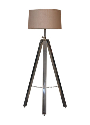 Chrome Tripod Floor Lamp