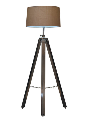 Chrome Tripod Floor Lamp