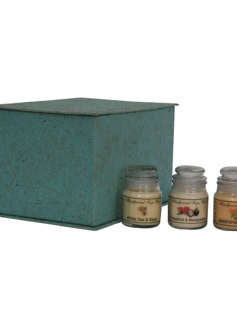 Hourglass Candle Set of 3 (Spring)