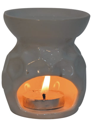 Taya White Oil Burner Set