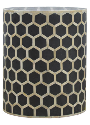 Bone Inlay Occasional Stool