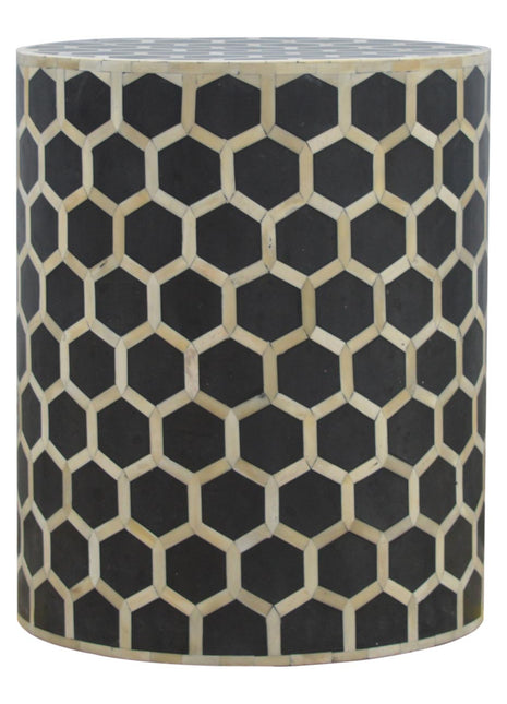 Bone Inlay Occasional Stool
