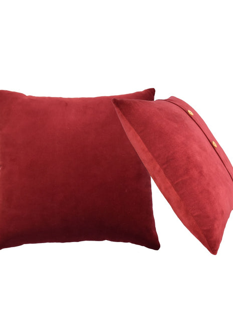 Quinn Cushion - Wine Red