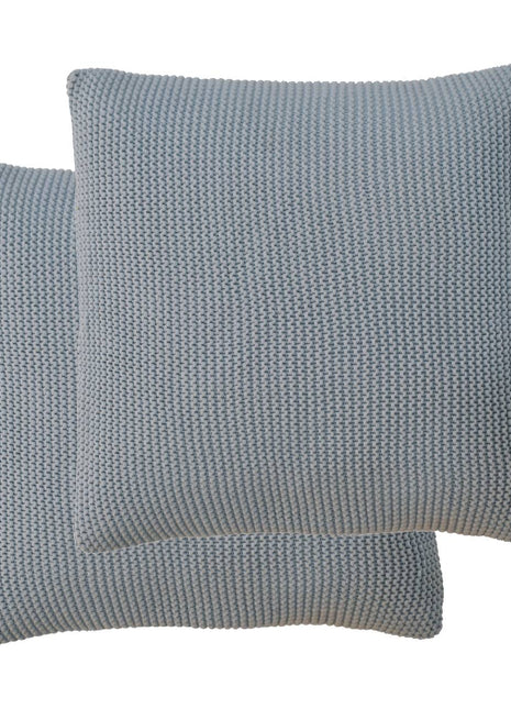 Blue Cotton Cushion Set of 2