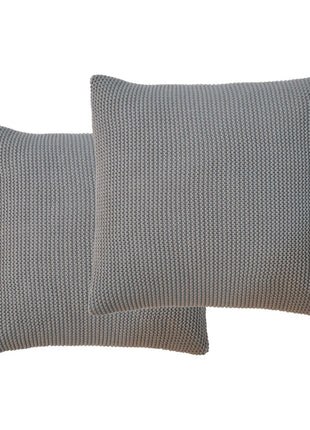 Grey Cotton Cushion Set of 2