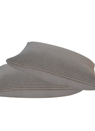 Grey Cotton Cushion Set of 2
