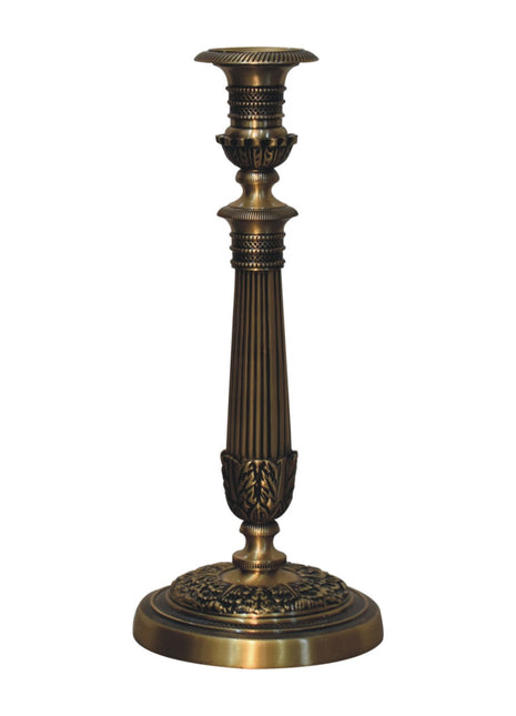 Brass Carved Candle Stand