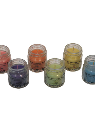 Mini-Kerzen-6er-Set (Sommer)