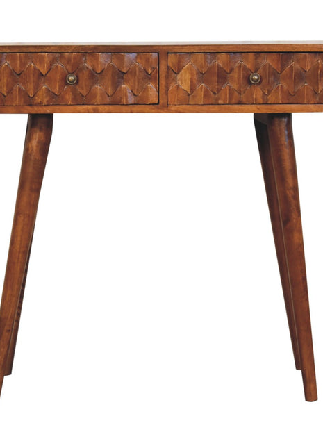 Chestnut Pineapple Console