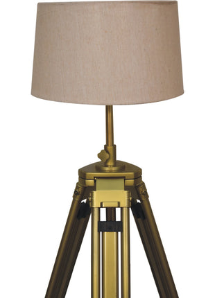 Messingbeschichtete Stehlampe