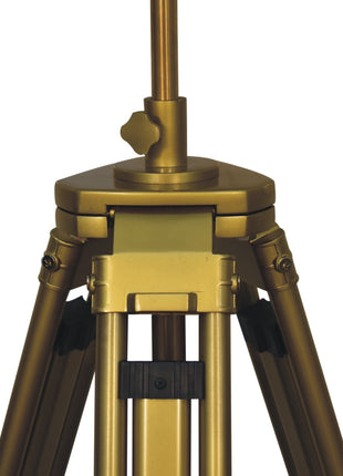 Messingbeschichtete Stehlampe
