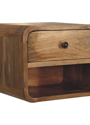 Mini Oak-ish Floating Open Bedside