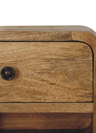 Mini Oak-ish Floating Open Bedside