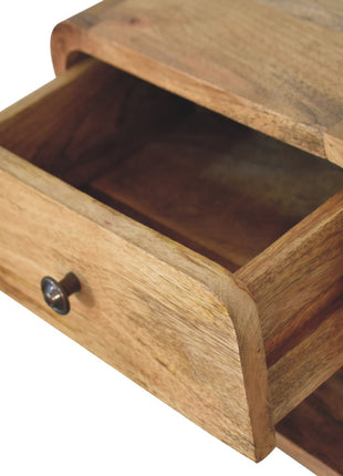 Mini Oak-ish Floating Open Bedside