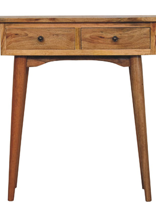 Mini Oak-ish Hallway Console Table