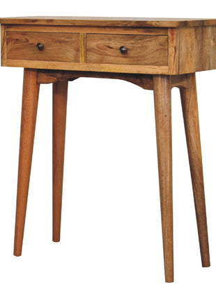 Mini Oak-ish Hallway Console Table