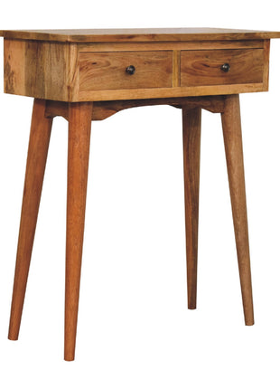 Mini Oak-ish Hallway Console Table