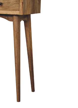 Mini Oak-ish Hallway Console Table