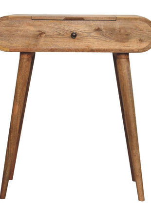 Mini Oak-ish Round Dressing Table