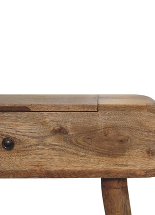 Mini Oak-ish Round Dressing Table