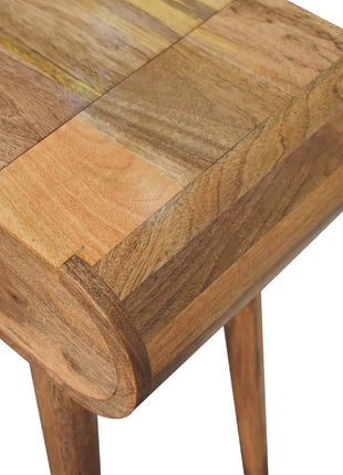 Mini Oak-ish Round Dressing Table