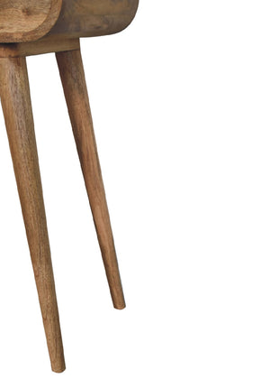 Mini Oak-ish Round Dressing Table