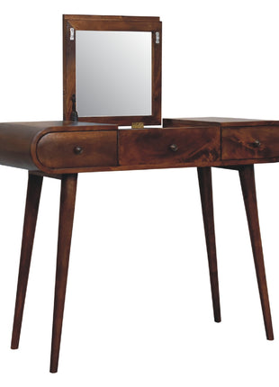 Chestnut Mirror Dressing Table