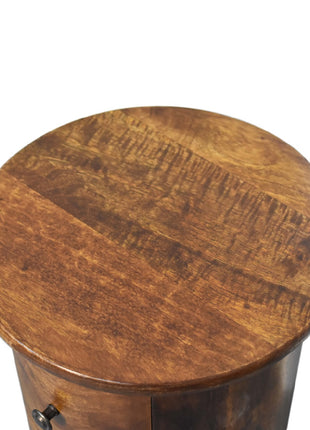 Mini Chestnut 2 Drawer Drum Chest