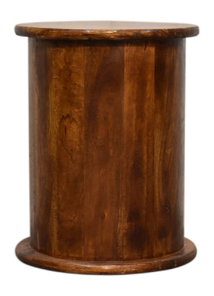 Mini Chestnut 2 Drawer Drum Chest