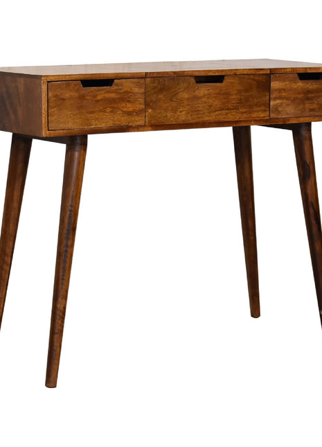 Chestnut Foldable Mirror Table