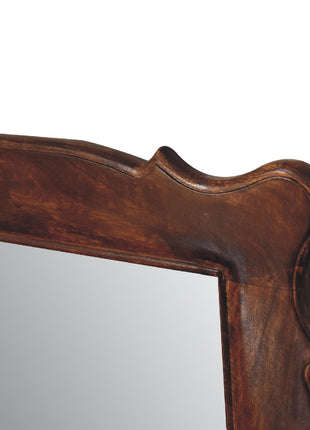 Chestnut Oblong Mirror Frame