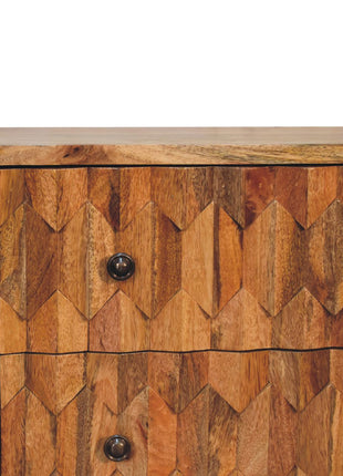 Mini Pineapple Carved Chest