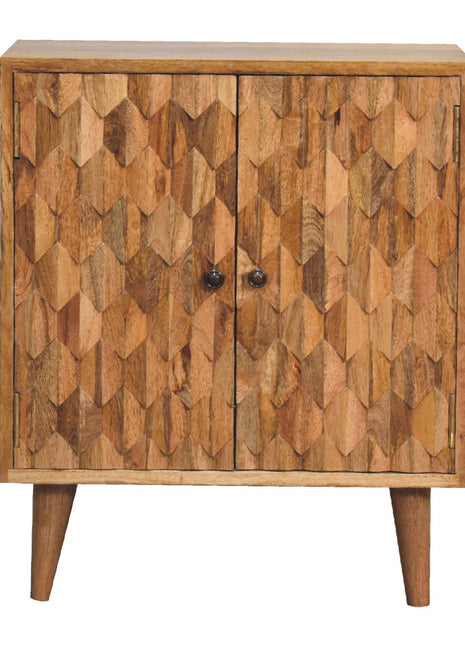 Mini Pineapple Carved Cabinet