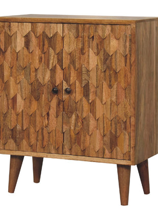 Mini Pineapple Carved Cabinet