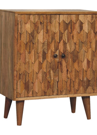 Mini Pineapple Carved Cabinet