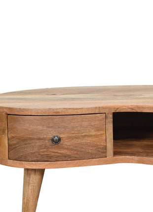 Mini Oak-ish Wave Coffee Table