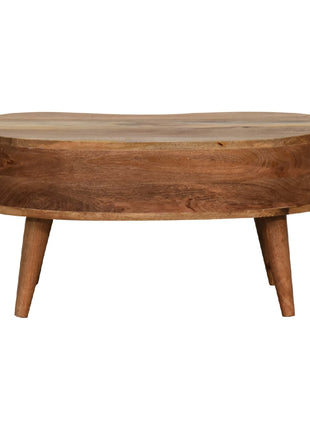 Mini Oak-ish Wave Coffee Table